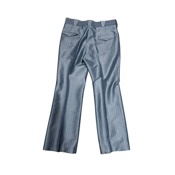 Vintage Circle S Ranch Western Wear Suit Gray Pinstripe 44R 34x32 USA Made - Picture 11 of 16